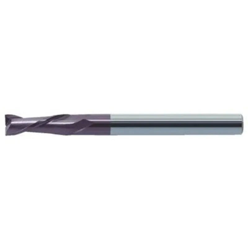 ZCC-CT 8mm x R2.0 2 Flute Carbide AlCrN Coated Straight Shank End Mill