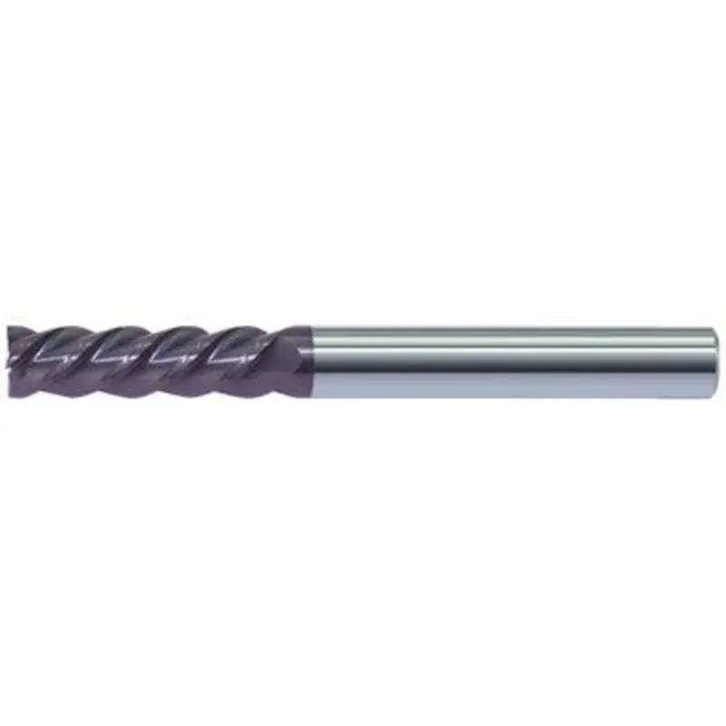 ZCC-CT 14mm4 Flute Carbide AlCrN Coated Straight Shank 45 Helix End Mill