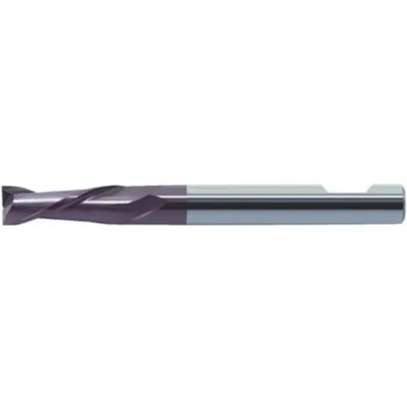 ZCC-CT 8mm 2 Flute Carbide AlCrN Coated Weldon Shank End Mill