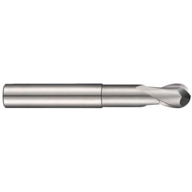 Dormer 10mm S629 Carbide 2 Flute Ball Nose Extra Short Slot Drill