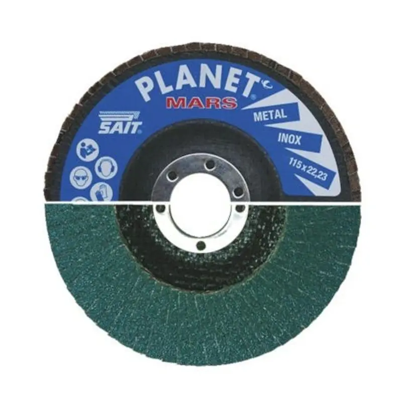 SAIT 125 X 22.23mm Z 40mm Planet-Mars Zirconia General Purpose Flap Disc