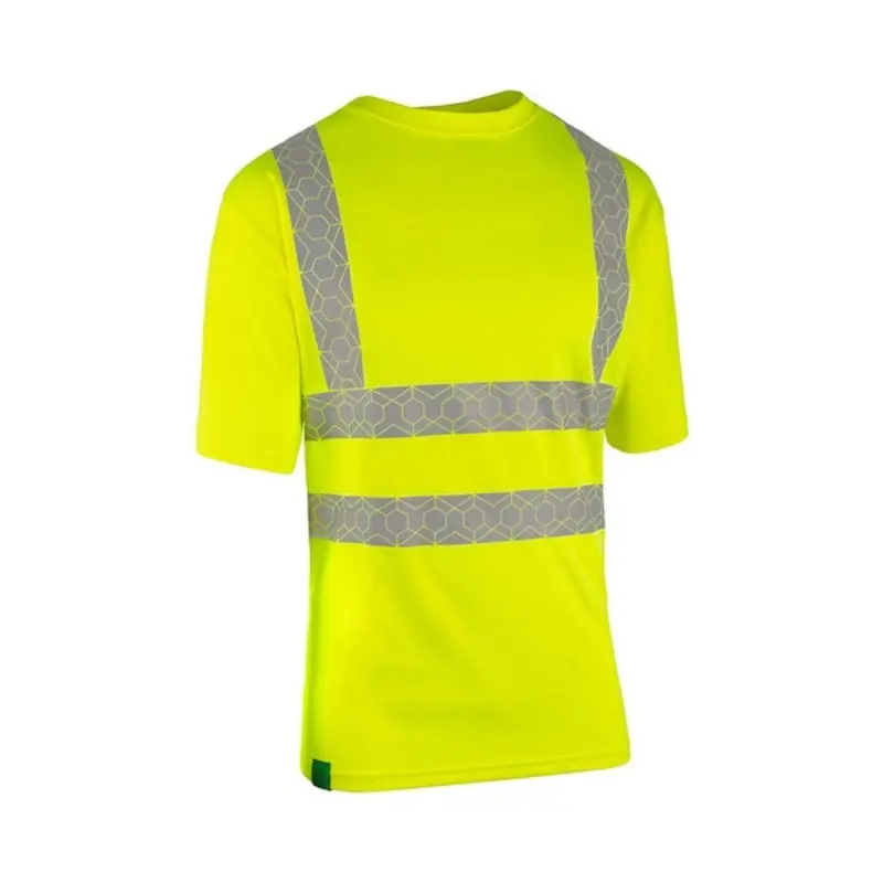 Beeswift Size L - Recyclable Hi-Vis T-Shirt - Yellow