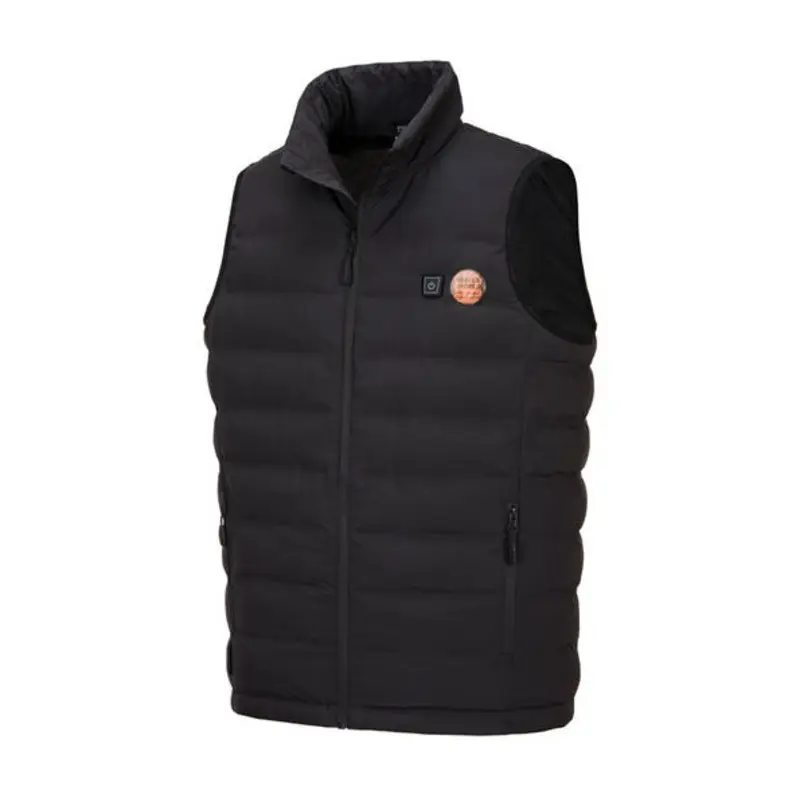 Portwest Size XXL - Ultrasonic Heated Tunnel Gilet - Black