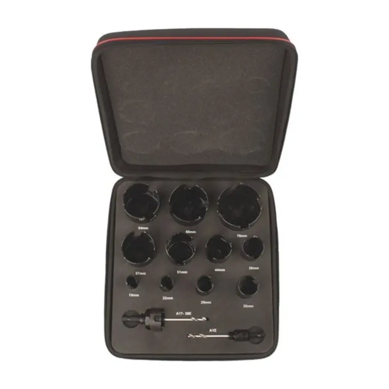 Starrett 11 Piece TCT MPH General Purpose Holesaw Kit