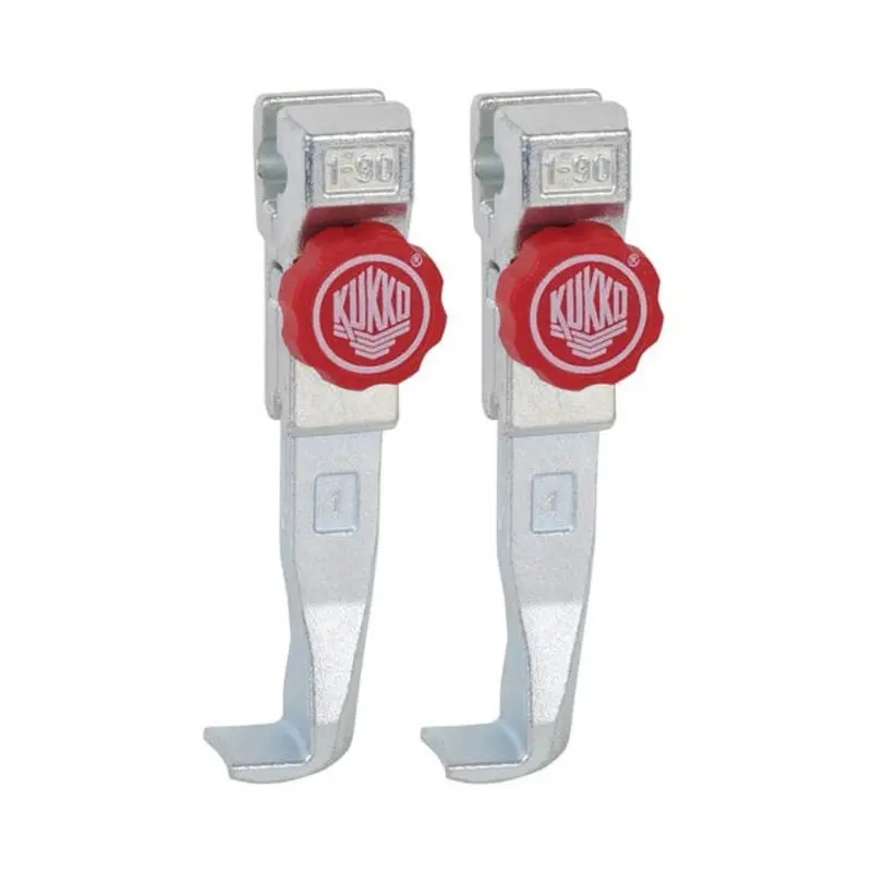 Kukko 100mm 0.56kg 2 Pc Quick Adjustable Arms With Knob 1-92-P