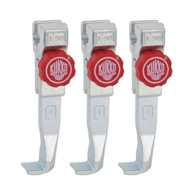 Kukko 100mm 0.84kg 3Pc Small Pull Arms With Knob 1-93-S