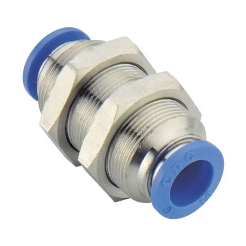 CDC Pneumatics Plastic Push-In Fittings - Bulkhead Union  | MSC Industrial Supply Co.