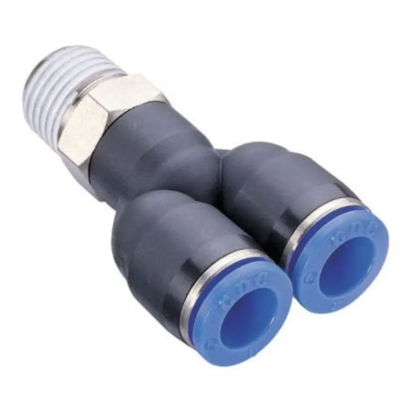 CDC Pneumatics Plastic Push In Fittings - Male Y  | MSC Industrial Supply Co.