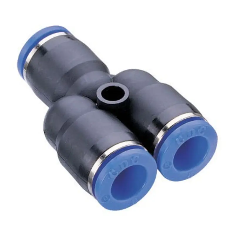 CDC Pneumatics Plastic Push-In Fittings - Union Y  | MSC Industrial Supply Co.