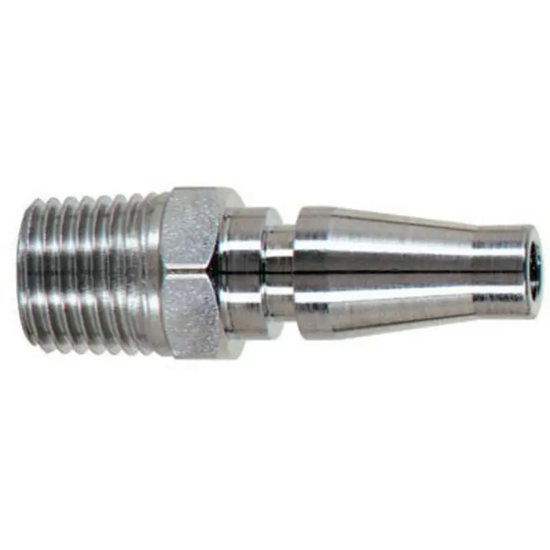 PCL PF Pneumatic Adaptors with Rectus 17 and Schrader - Male  | MSC Industrial Supply Co.