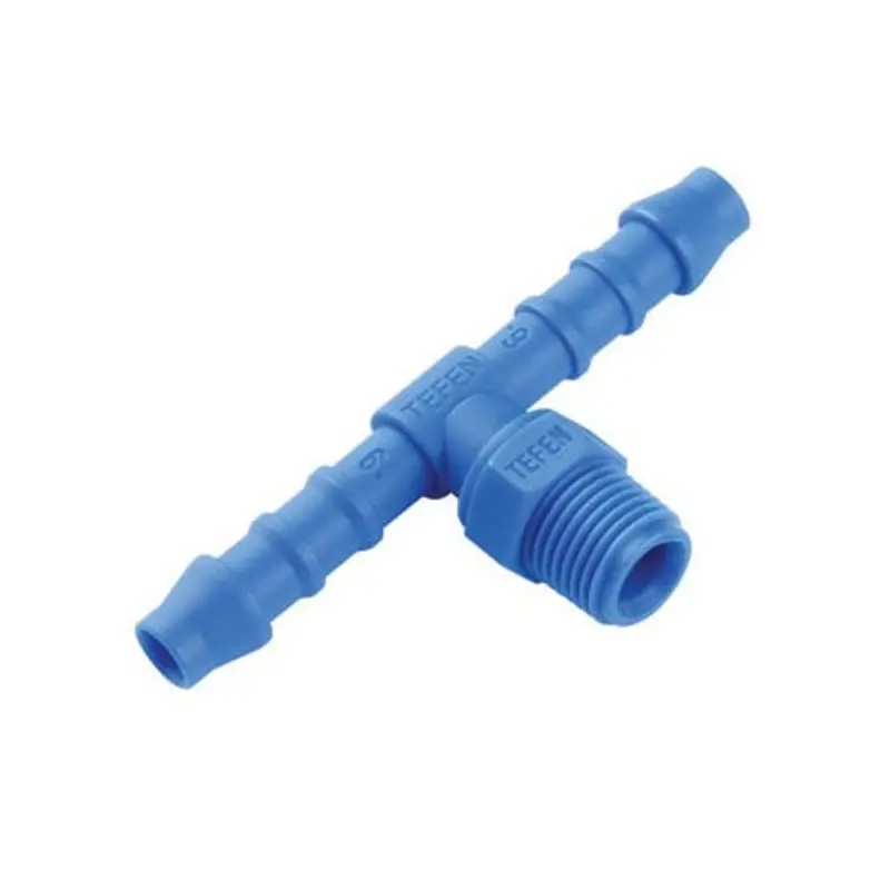 Tefen Plastic Branch Hosetail Connectors - Male BSPT  | MSC Industrial Supply Co.