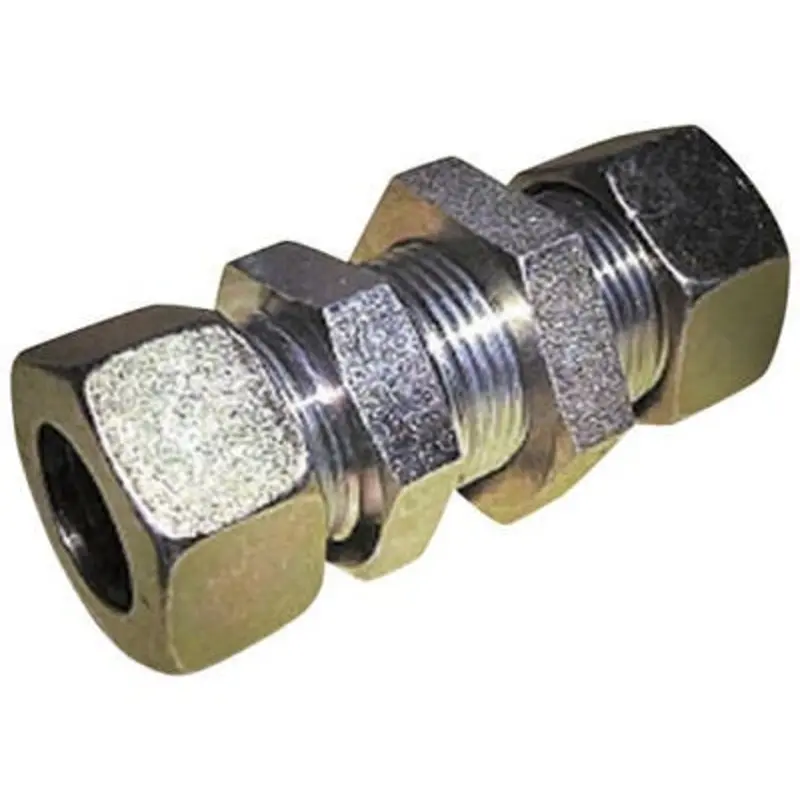 Jupiter Hydraulic Compression Fittings - Straight Bulkhead  | MSC Industrial Supply Co.