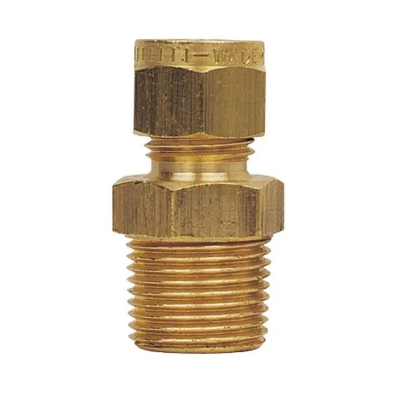 Jupiter Brass Compression Fittings - Male Stud Coupling  | MSC Industrial Supply Co.