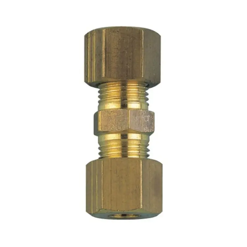 Jupiter Brass Compression Fittings - Straight Connectors  | MSC Industrial Supply Co.