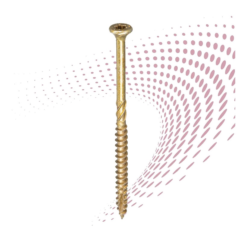 GRK FASTENERS R4 R49234HP Multi-Purpose Framing and Decking Screw, #9 Thread, Recessed Star Drive, T25 Drive, Steel