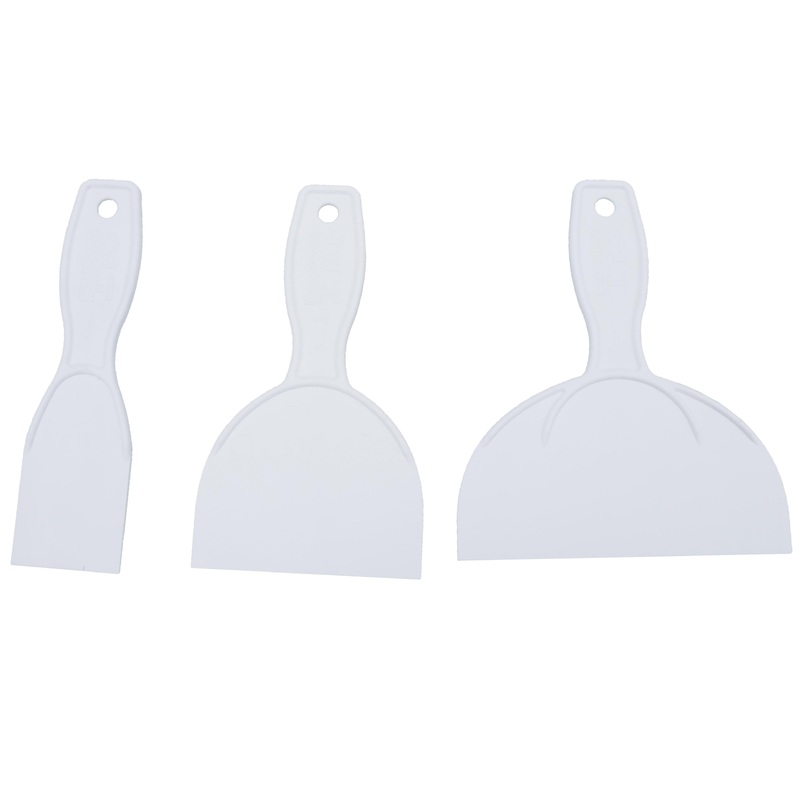 QLT PKS Putty Knife Set, 2, 4, 6 in L Blade, Polystyrene Blade