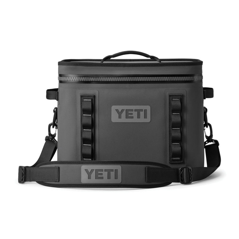 YETI 18050130002 Soft Cooler, 30 Can, Fabric, Charcoal, 17.7 in W Exterior, 11-1/2 in D Exterior